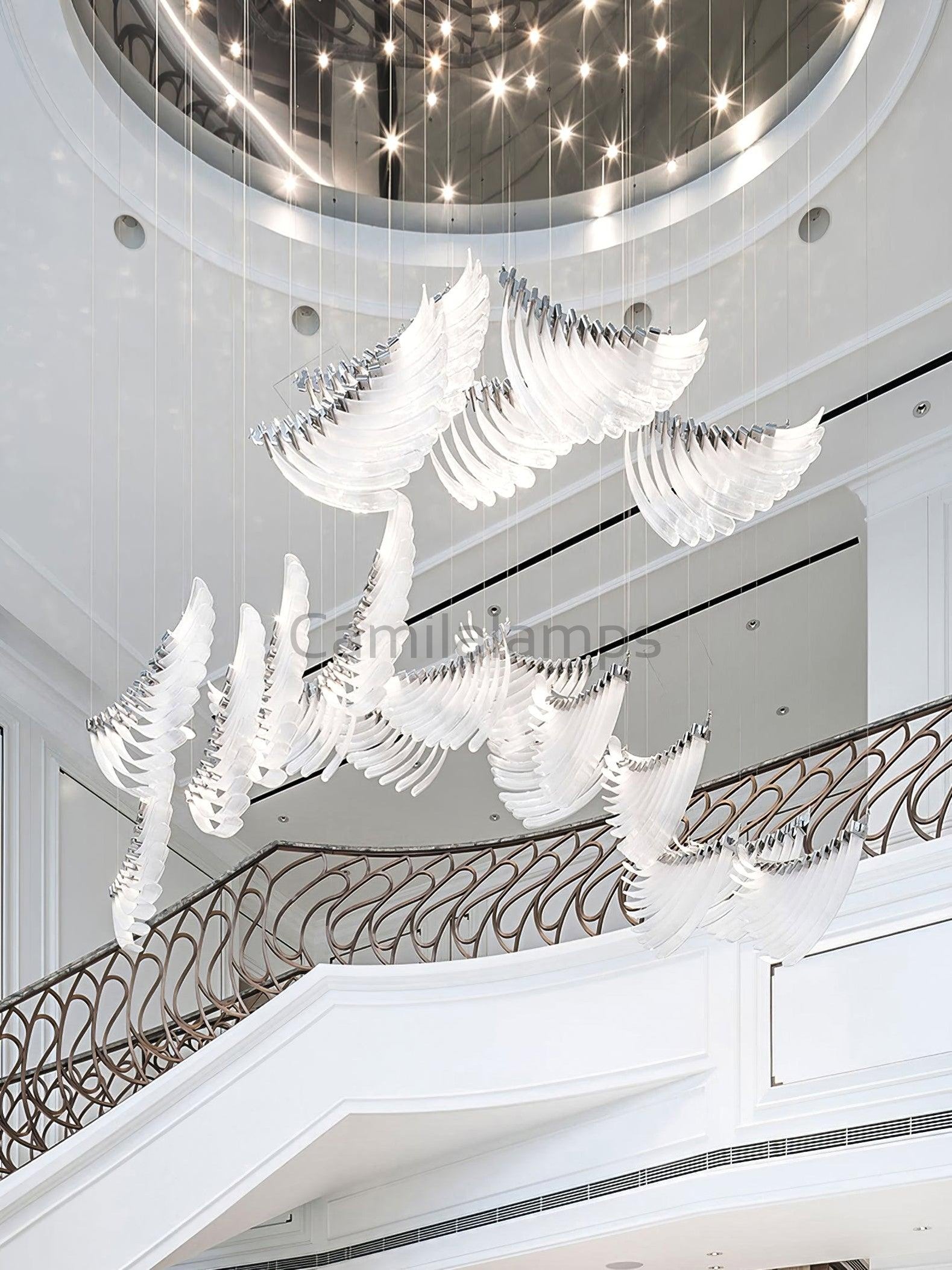 Tiered Palmette Chandelier - Camilalamps - VK202210211418-101