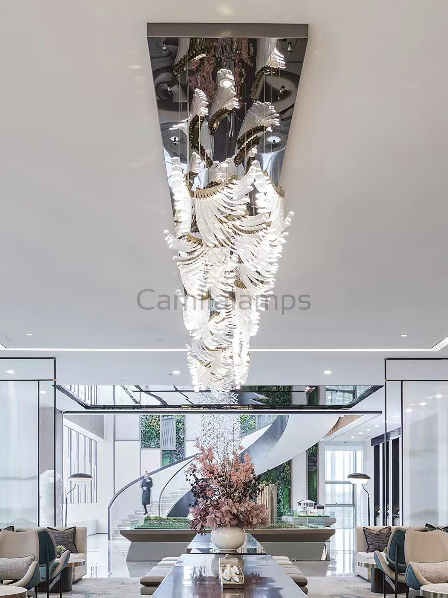 Tiered Palmette Chandelier - Camilalamps - VK202210211418-101