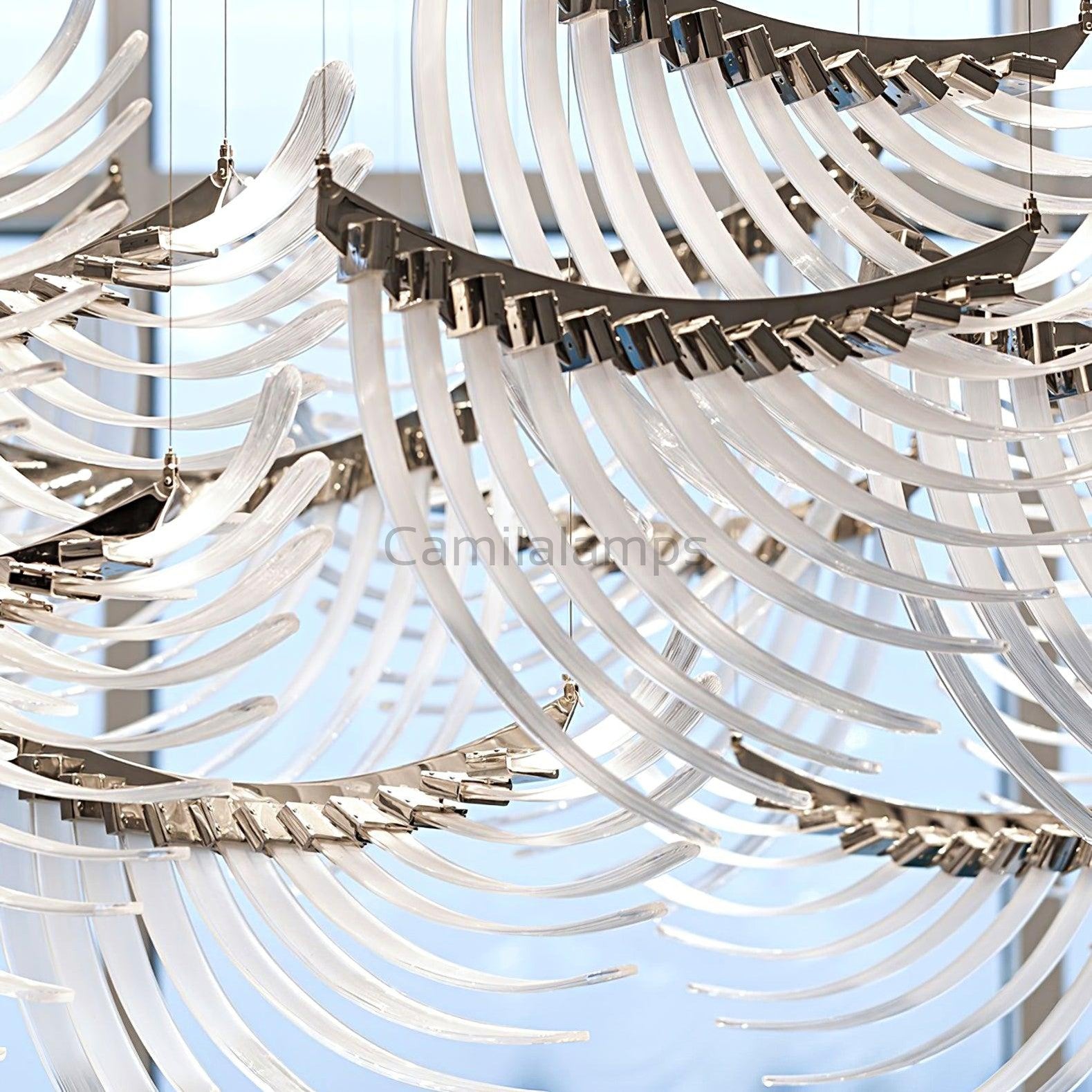 Tiered Palmette Chandelier - Camilalamps - VK202210211418 - 01