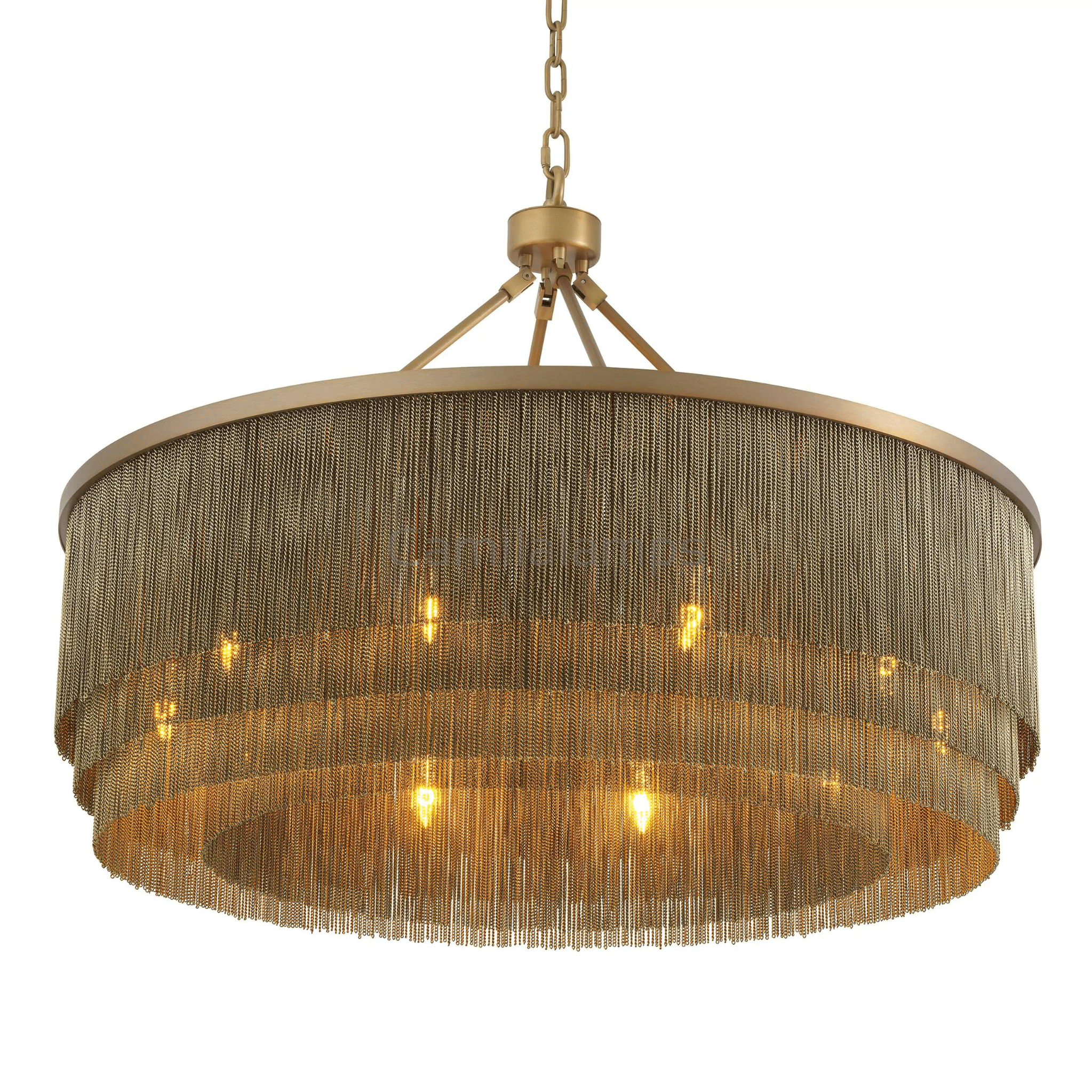 Tissot L (Brass/Bronze) Modern Chandelier - Camilalamps - CA - 2250