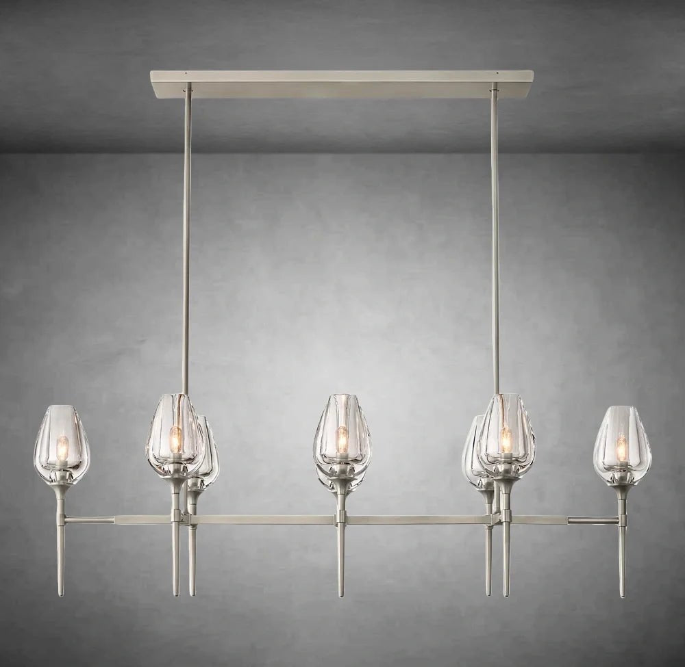 Tulipe Linear Chandelier 52'' - Camilalamps - Ca-1EC2023-1C0940