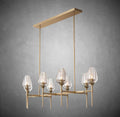 Tulipe Linear Chandelier 52'' - Camilalamps - Ca-1EC2023-1C0939