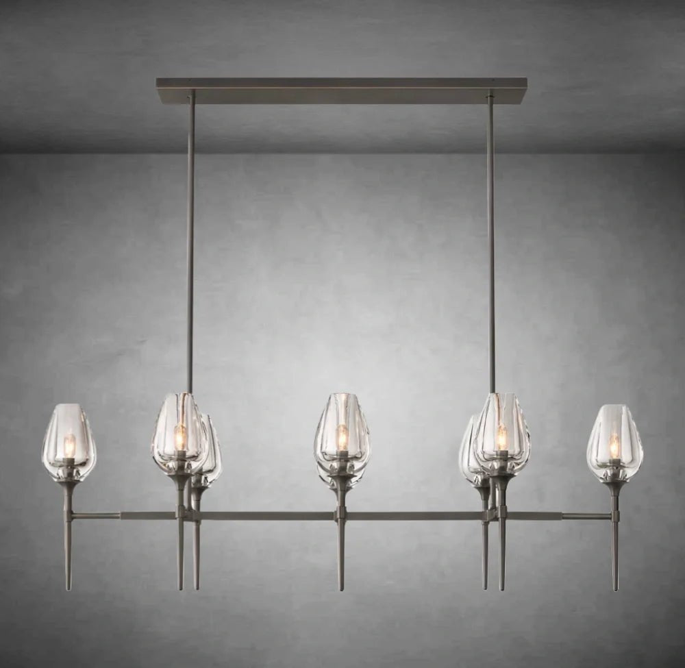 Tulipe Linear Chandelier 52'' - Camilalamps - CA - EC2023 - C0940