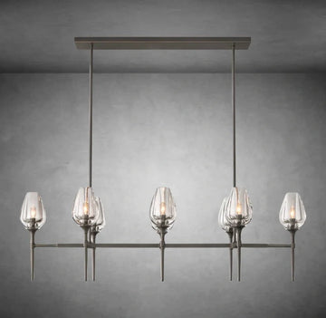 Tulipe Linear Chandelier 52'' - Camilalamps - Ca-1EC2023-1C0940