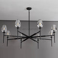 Tulipe Round Chandelier 27''42''54'' - Camilalamps - CA - EC2023 - C1006