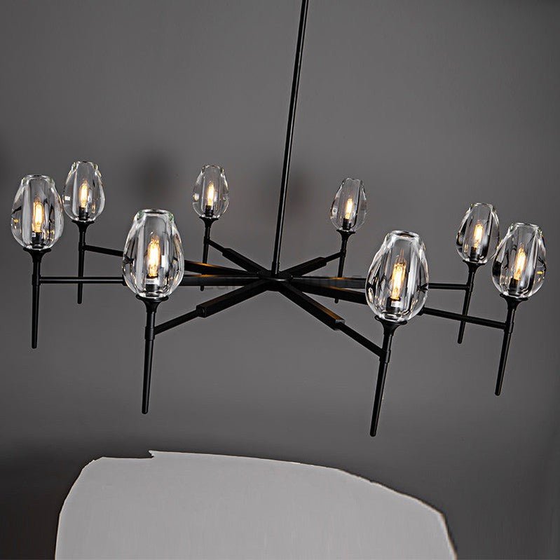 Tulipe Round Chandelier 27''42''54'' - Camilalamps - CA - EC2023 - C1006