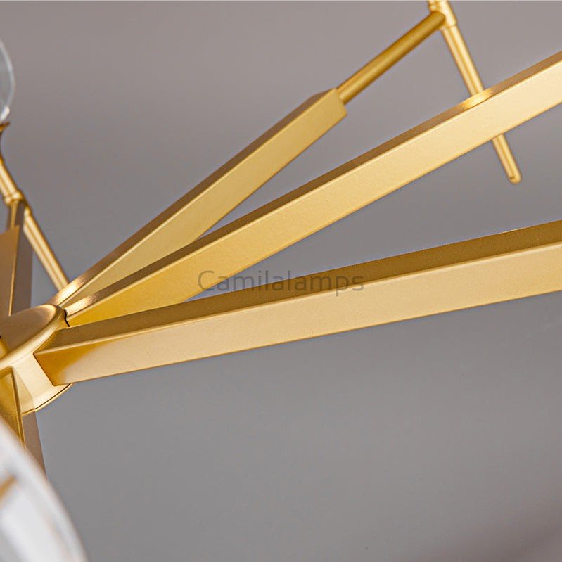 Tulipe Round Chandelier 27''42''54'' - Camilalamps - CA - EC2023 - C1006