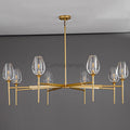 Tulipe Round Chandelier 27''42''54'' - Camilalamps - CA - EC2023 - C1006