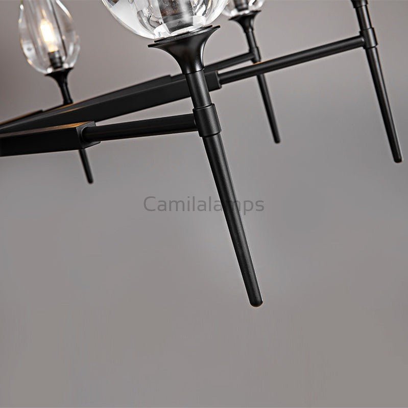 Tulipe Round Chandelier 27''42''54'' - Camilalamps - CA - EC2023 - C1006