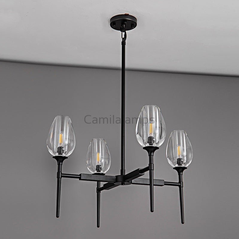 Tulipe Round Chandelier 27''42''54'' - Camilalamps - Ca-1EC2023-1C1006