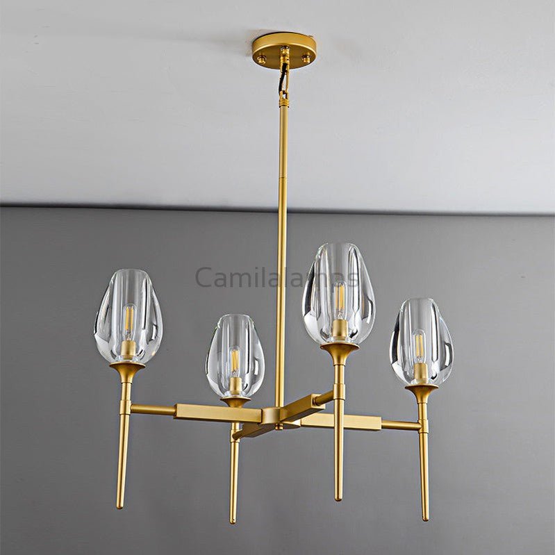 Tulipe Round Chandelier 27''42''54'' - Camilalamps - Ca-1EC2023-1C1006