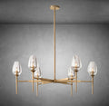 Tulipe Round Chandelier 27''42''54'' - Camilalamps - CA - EC2023 - C1001