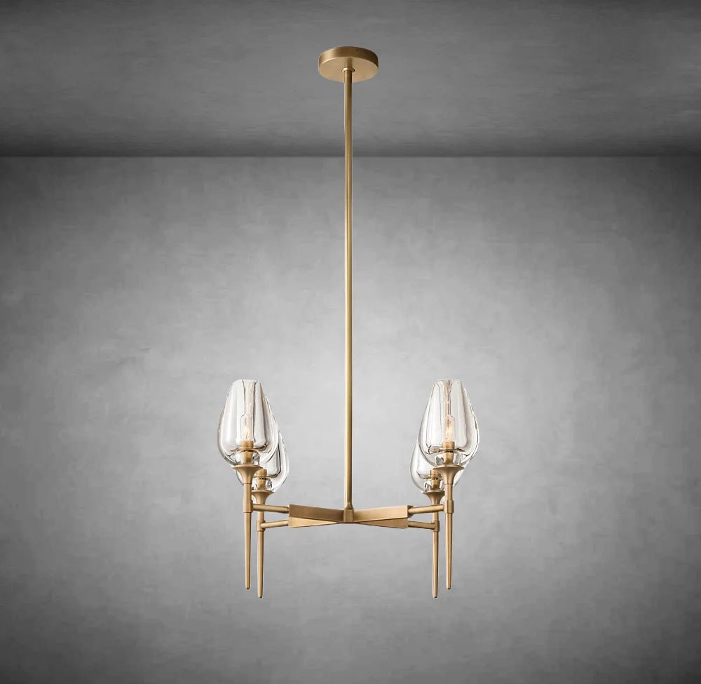 Tulipe Round Chandelier 27''42''54'' - Camilalamps - CA - EC2023 - C0930