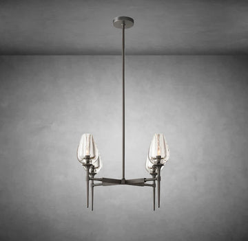 Tulipe Round Chandelier 27''42''54'' - Camilalamps - CA - EC2023 - C0931
