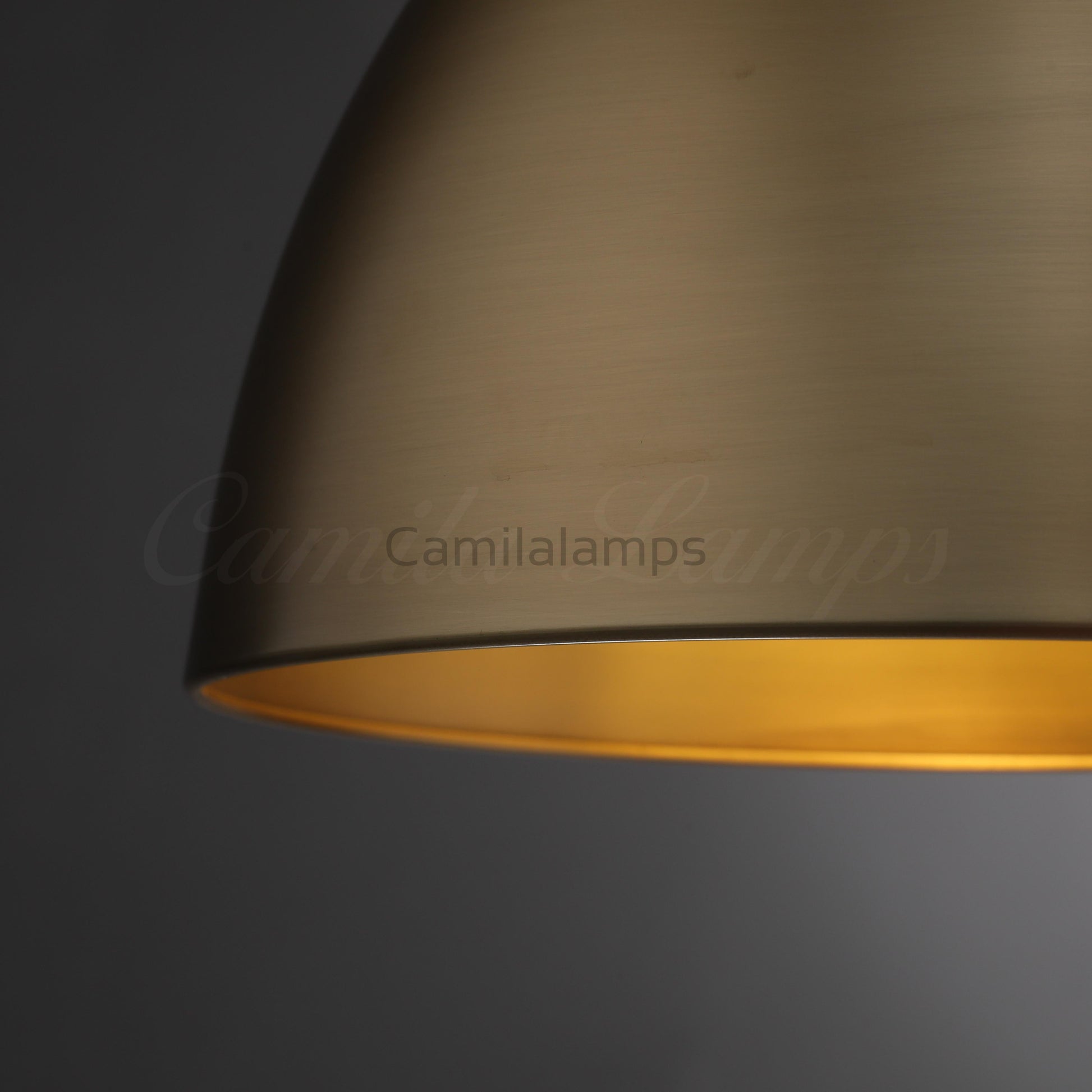 Utilitaive Metal Cloche Pendant - Camilalamps - CAM1500