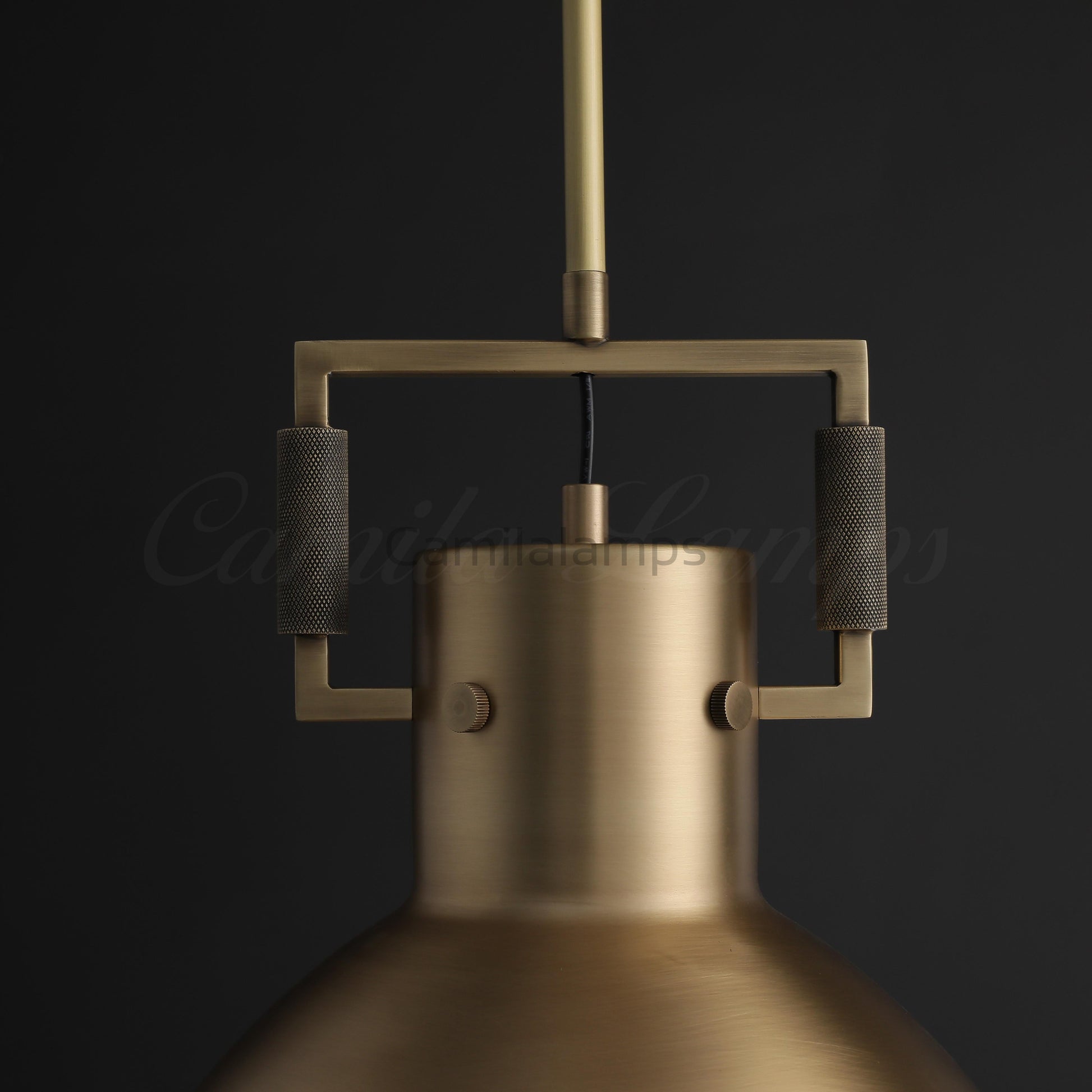 Utilitaive Metal Cloche Pendant - Camilalamps - CAM1500