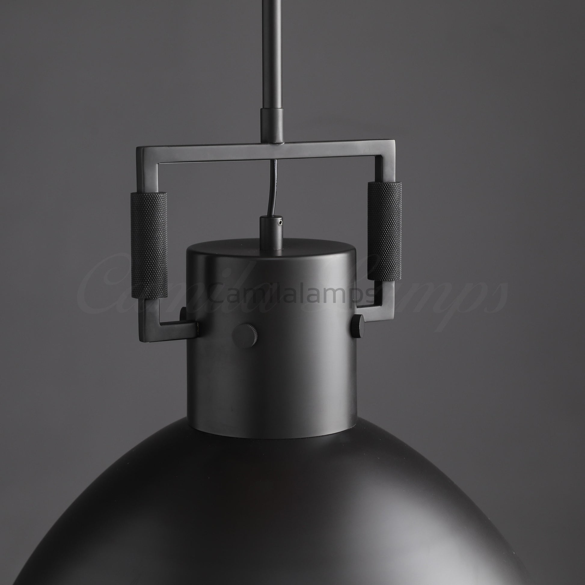 Utilitaive Metal Cloche Pendant - Camilalamps - CAM1500