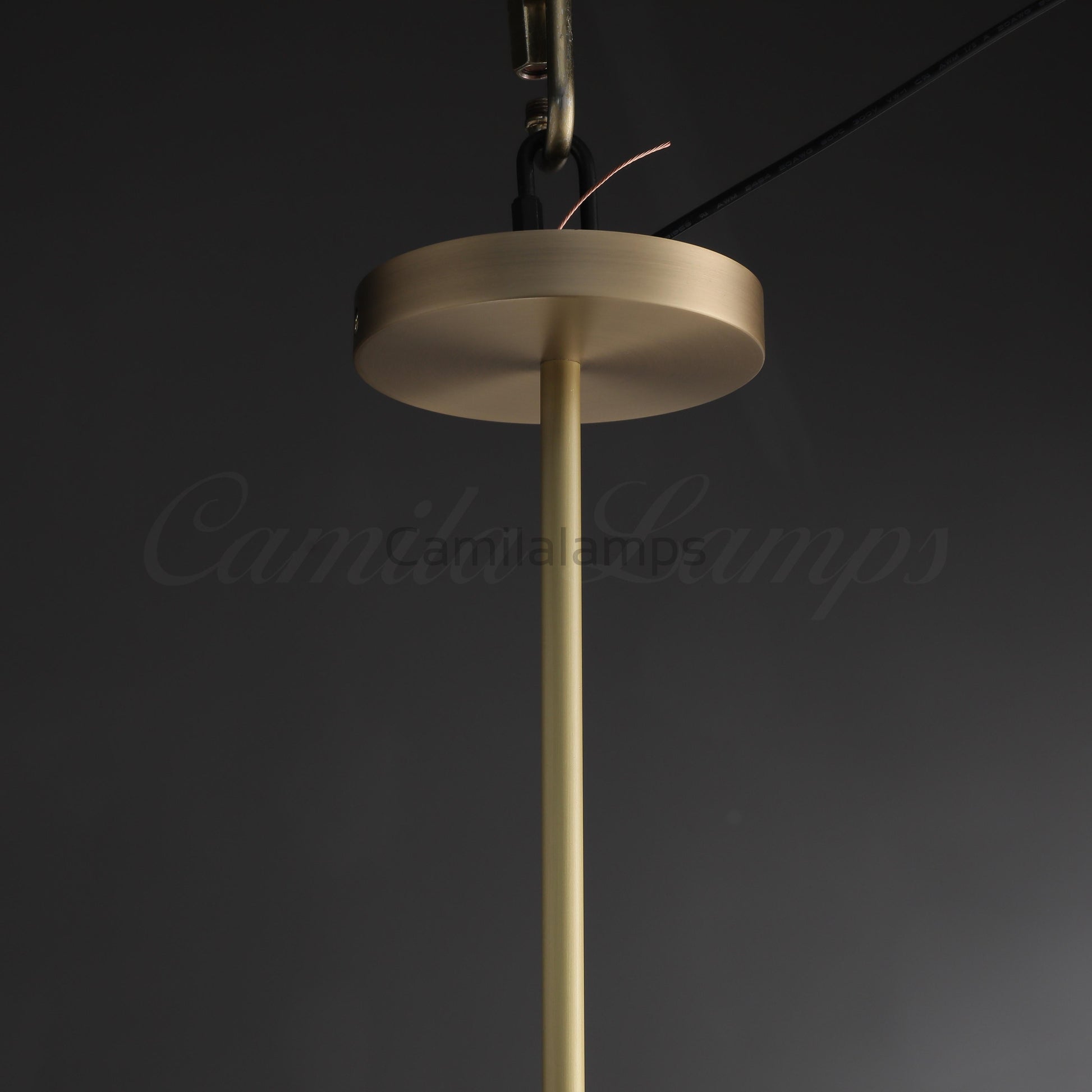 Utilitaive Metal Cloche Pendant - Camilalamps - CAM1500
