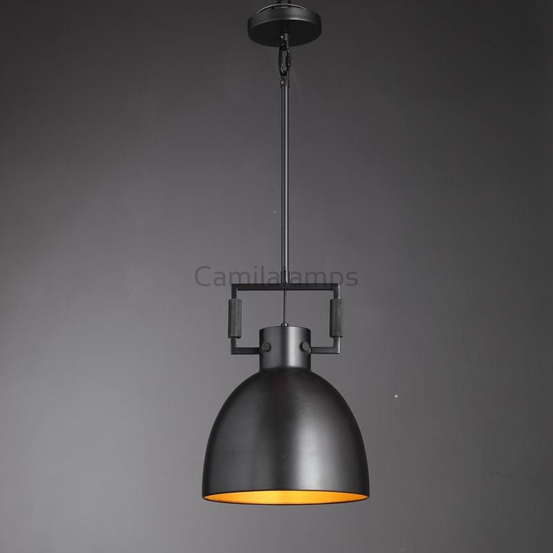 Utilitaive Metal Cloche Pendant - Camilalamps - CAM1500