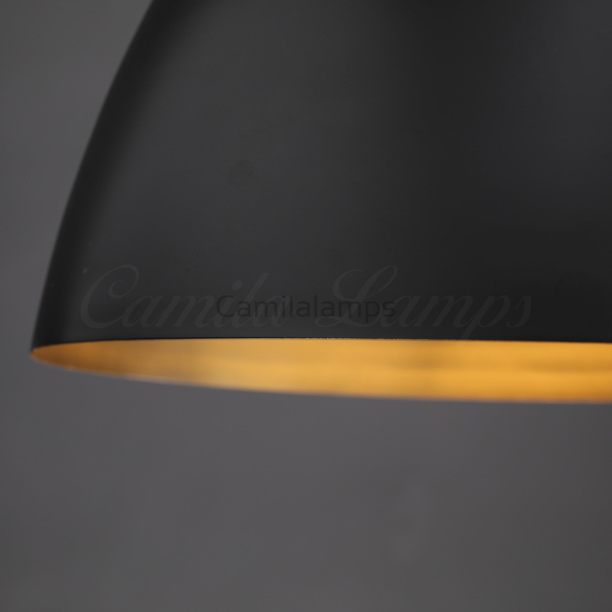 Utilitaive Metal Cloche Pendant - Camilalamps - CAM1500