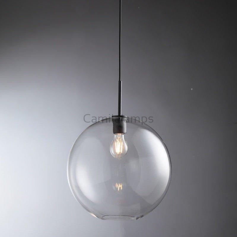 Utilitaive Spherical Modern Glass Island Pendant Light 8", 11", 14" - Camilalamps - CAD05085