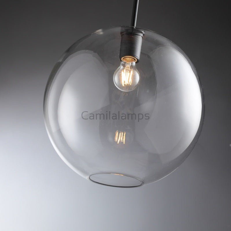 Utilitaive Spherical Modern Glass Island Pendant Light 8", 11", 14" - Camilalamps - CAD05085