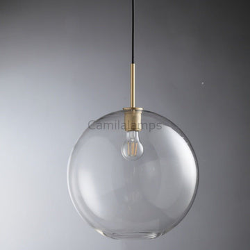 Utilitaive Spherical Modern Glass Island Pendant Light 8", 11", 14" - Camilalamps - CAD05084