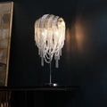Valeria Aluminum Chain Hardware Tassel Table Lamp - Camilalamps - CAM - VA - 17