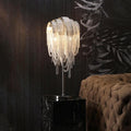 Valeria Aluminum Chain Hardware Tassel Table Lamp - Camilalamps - CAM - VA - 17