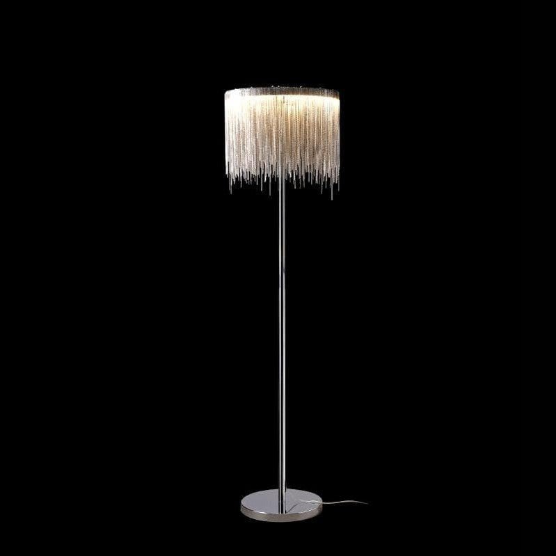 Valeria Aluminum Chain Modern Hardware Tassel Floor Lamp - Camilalamps - CAM - VA - 14