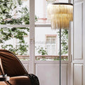 Valeria Aluminum Chain Modern Hardware Tassel Floor Lamp - Camilalamps - CAM - VA - 14