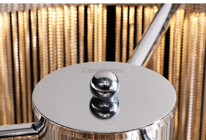 Valeria Aluminum Chain Modern Hardware Tassel Floor Lamp - Camilalamps - CAM - VA - 14