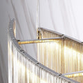 Valeria Aluminum Chain Modern Length Tassel Chandelier - Camilalamps - CAM - VA - 08