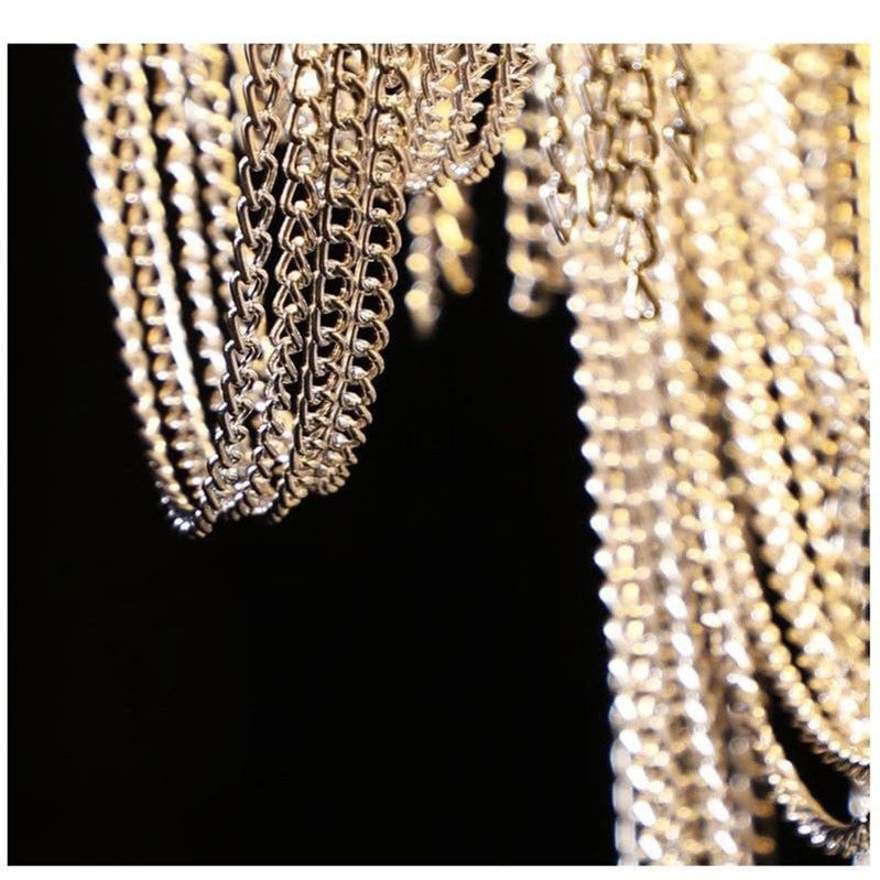 Valeria Aluminum Chain Modern Tassel Chandelier - Camilalamps - CAM - VA - 21