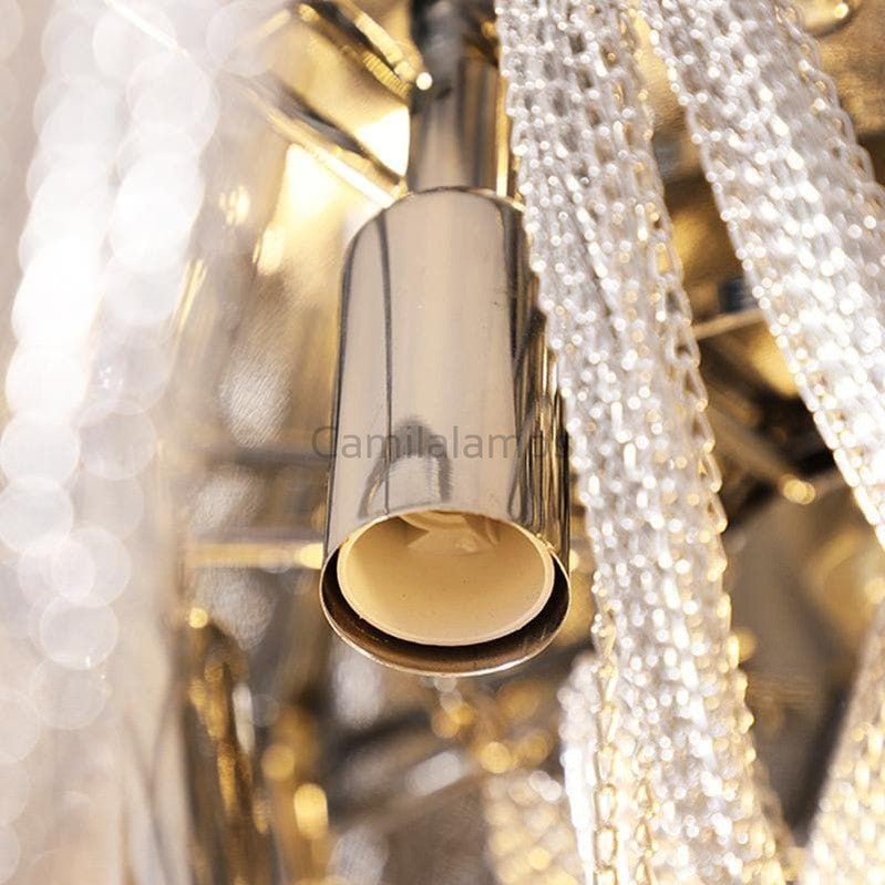 Valeria Aluminum Chain Tassel Flushmounts - Camilalamps - CAM - VA - 13