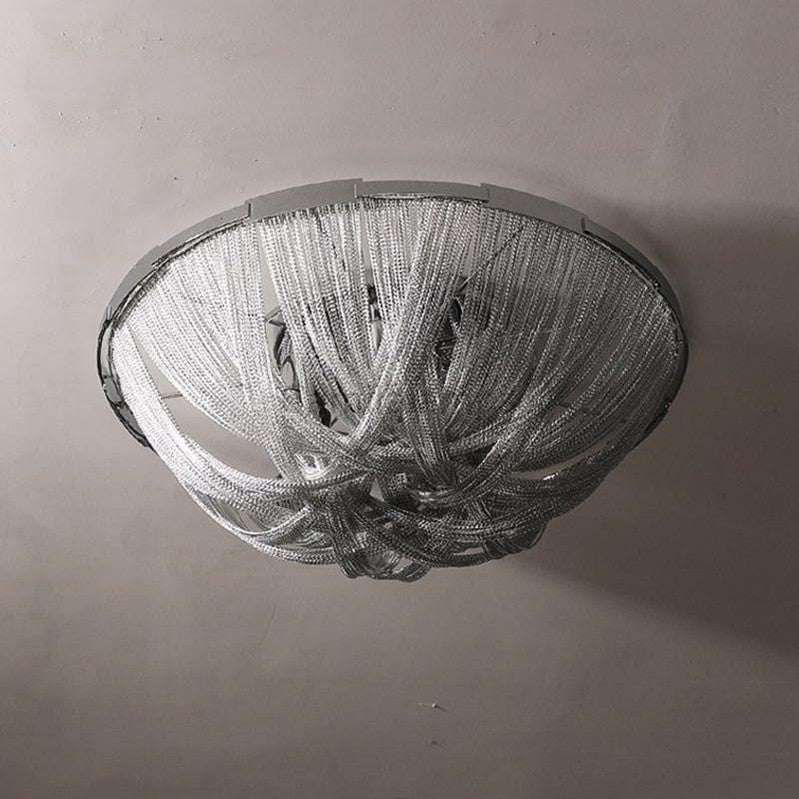 Valeria Aluminum Chain Tassel Flushmounts - Camilalamps - CAM - VA - 11