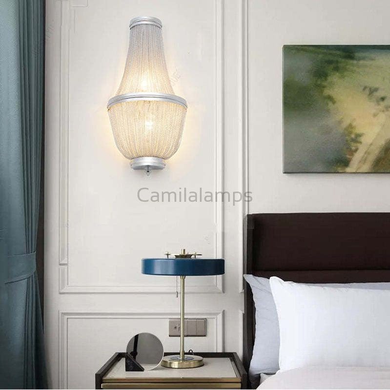 Valeria Aluminum Chain Wall Sconce - Camilalamps - CAM - VA - 34