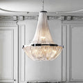 Valeria Aluminum Luxury Plated Chain Tassel Chandelier 24