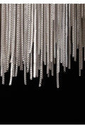 Valeria Aluminum Luxury Round Chain Tassel Chandelier - Camilalamps - CAM - VA - 04