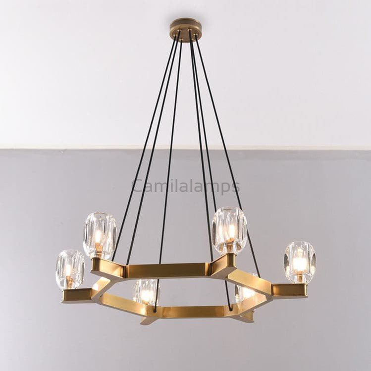 Valor Crystal Round Modern Chandelier - Camilalamps - CaC1722