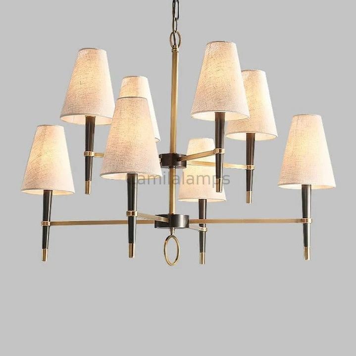 Vand Fabric Chandelier - Camilalamps - Ca-1Vand-104