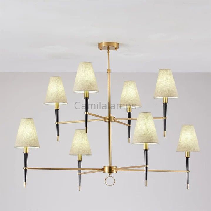 Vand Fabric Chandelier - Camilalamps - CA - Vand - 05
