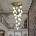 Vanessa glass long chandelier 24 Lights - Camilalamps - CaE-112