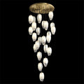 Vanessa glass long chandelier 24 Lights - Camilalamps - CAE - 12