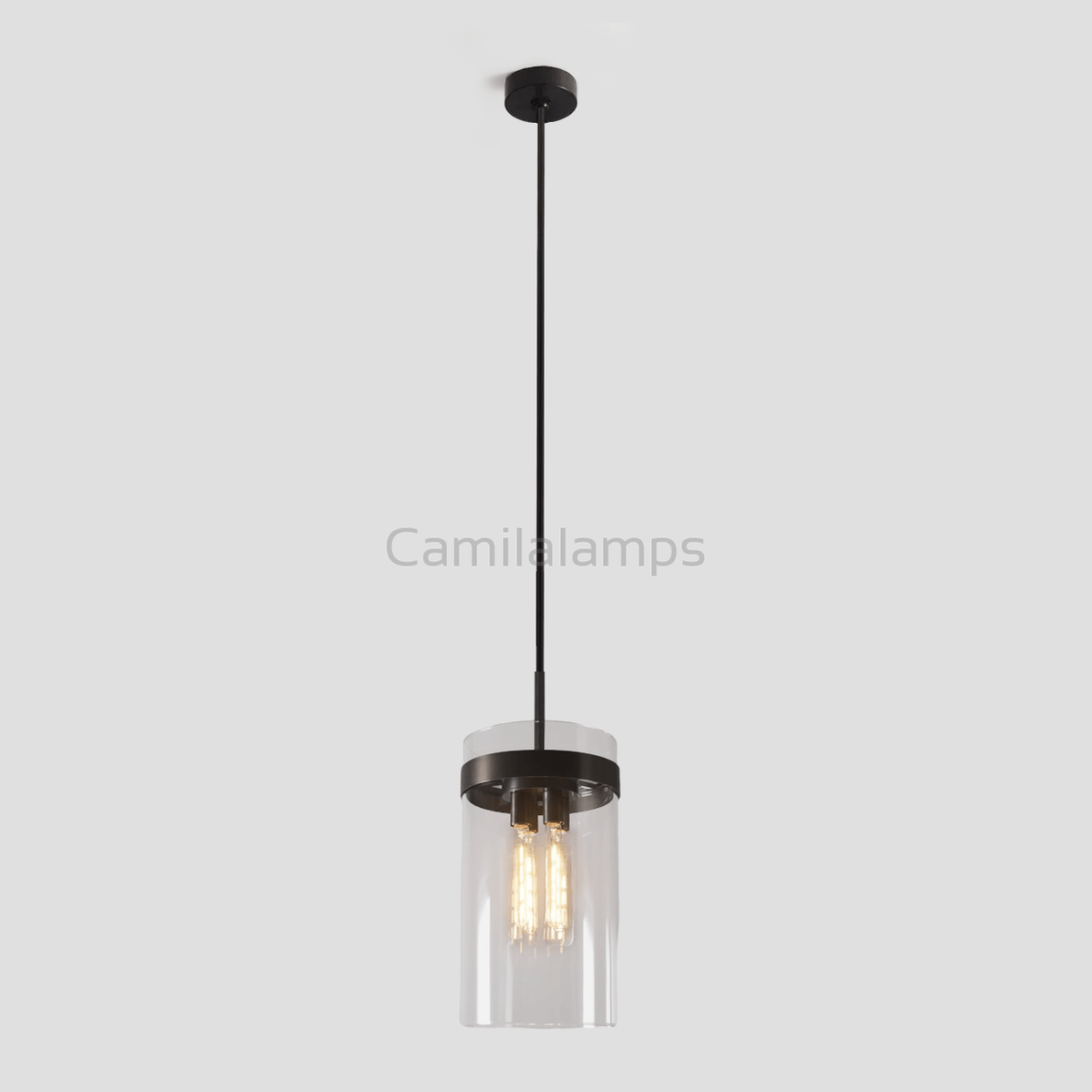 Verbena Cylinder Glass Pendant - Camilalamps - CA - LI2024 - C5612