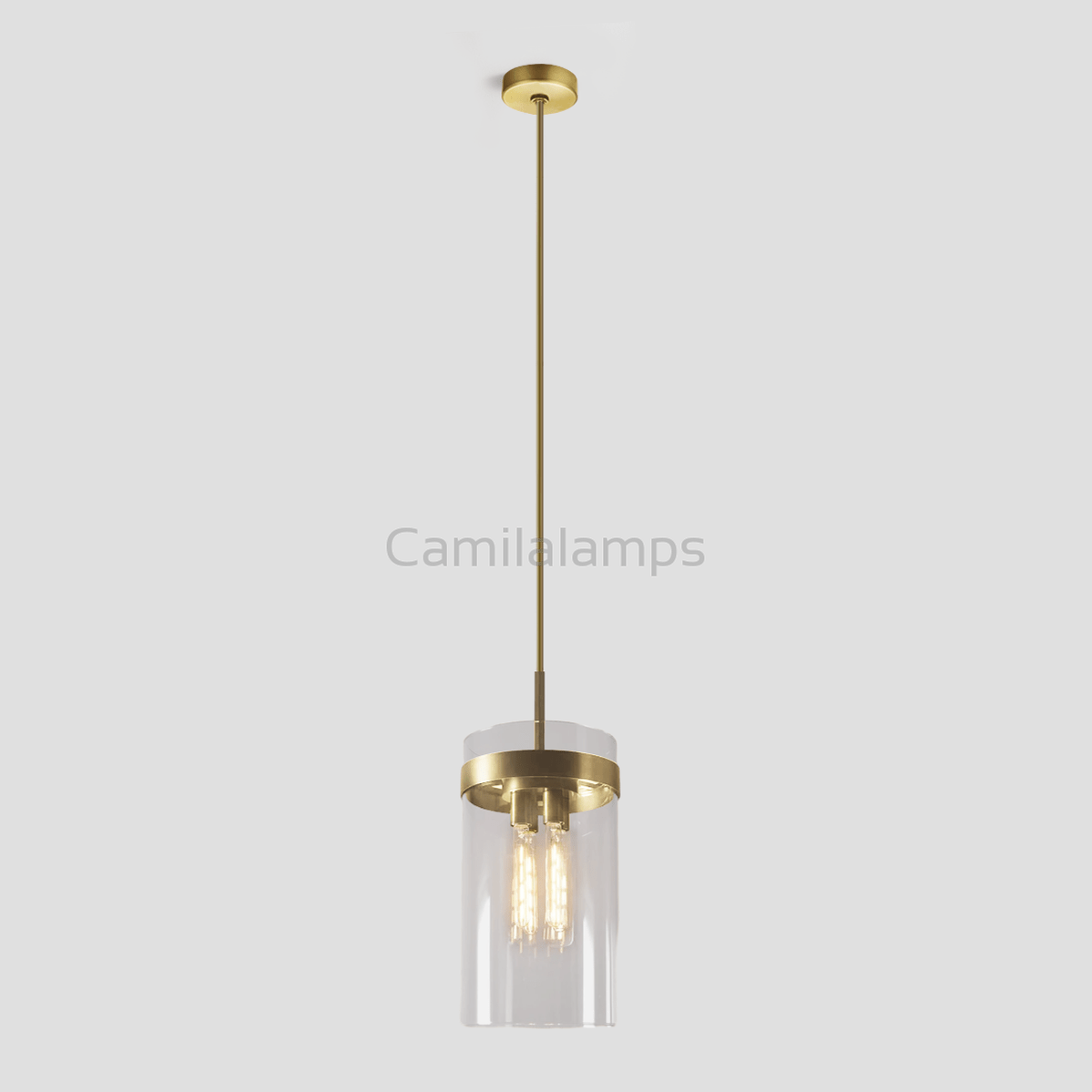 Verbena Cylinder Glass Pendant - Camilalamps - CA - LI2024 - C5610