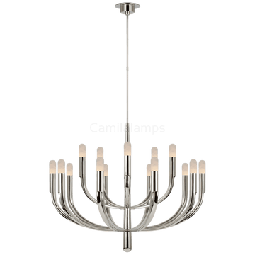 Verso Tiered Chandelier - Camilalamps - KW 5748PN-1aLB