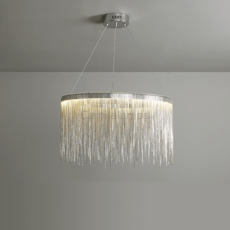 Vicky Modern Chain Tassel Round Chandelier - Camilalamps - ILM0346