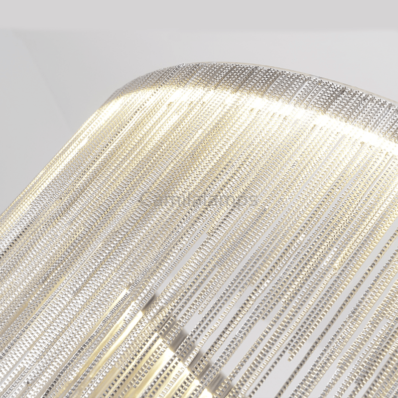 Vicky Two - tier Chain Tassel Round Chandelier - Camilalamps - ILC0611