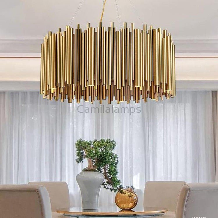 Viola Stainless Steel Chandelier - Camilalamps - Ca-1a-1409